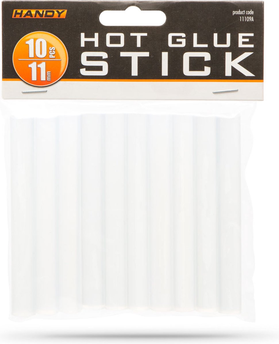 Afbeelding van Handy - Lijmpistool Vullingen - Lijmpatronen 11MM Rond - 100MM Lang - Lijm Patronen voor Lijmpistool O.A.