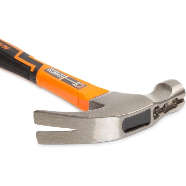 Afbeelding van Handy - Hamer / Klauwhamer - Met magnetische spijkerhouder -Gehard Staal - 28CM - BPK - 42b4 a07b 412e ba9f