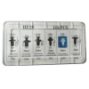 Afbeelding van Plastic Clips Popnagel - 100 stuks - Motor Kuip Clips - Auto Interieur Montage Clipjes - Trim Paneel -