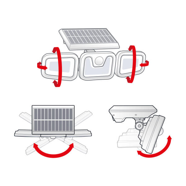 Afbeelding van Phenom - Floodlight Verstraler op Zonne-Energie voor Oprit of Garagepad - Bewegingssensor - IP65 - 44b9 6edd