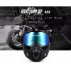 Afbeelding van Motor Masker met Bril - Skibril - Scooter - Snowboardbril - Airsoft Masker - Multifunctioneel Ski Bril -