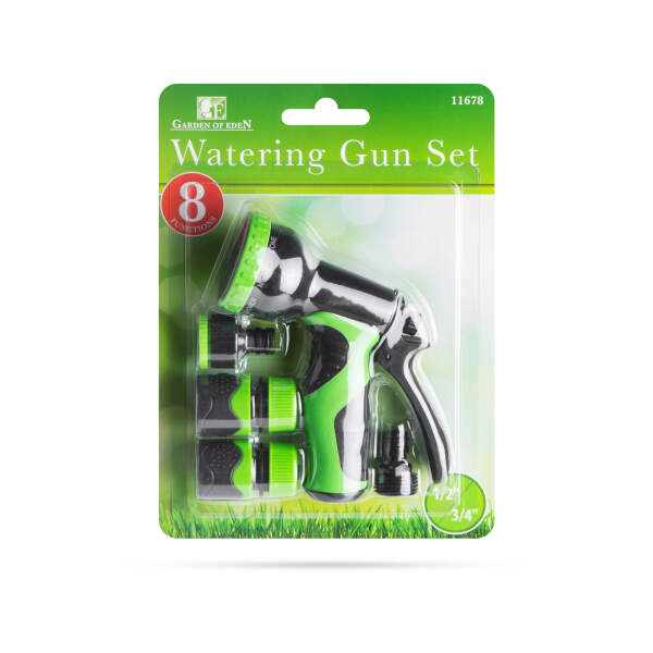 Afbeelding van Garden of Eden - Sproeipistool set met Snelkoppelingen voor Tuinslang - Sproeikop met 8 Functies en
