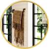Afbeelding van HSXL - Spiegels - Luxe Ronde Spiegel Goud - 60 cm Groot - Grote Wandspiegel 60cm Rond met Gouden Rand -