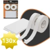 Afbeelding van Handy Dubbelzijdig Plakband - Foam Tape - Tape Extra Sterk - Montagetape 130-Delig - Rechthoekige plakkers