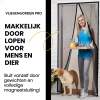 Afbeelding van HSXL - Vliegengordijn voor Deur PRO - Zwart - 100 x 210 cm - Horgordijnen - Luxe Deurhor met Volledige