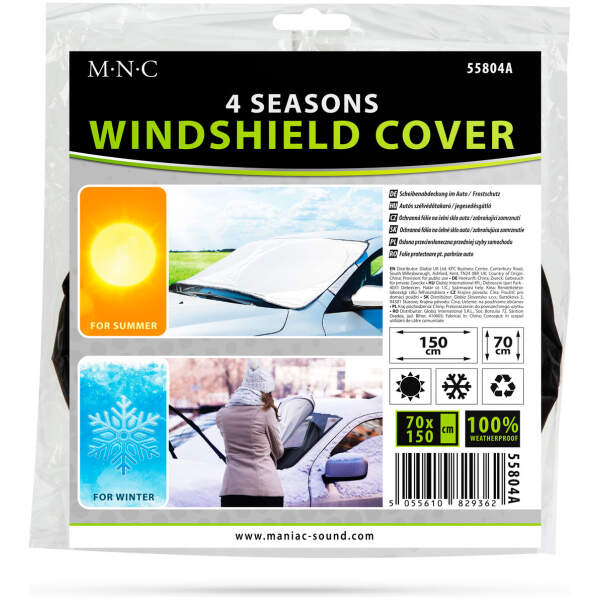 Afbeelding van MNC - Zonnescherm Voorruit Auto Buitenkant / Antivries Deken Auto L - 150x70 CM - 4 Seizoenen - Voorruithoes