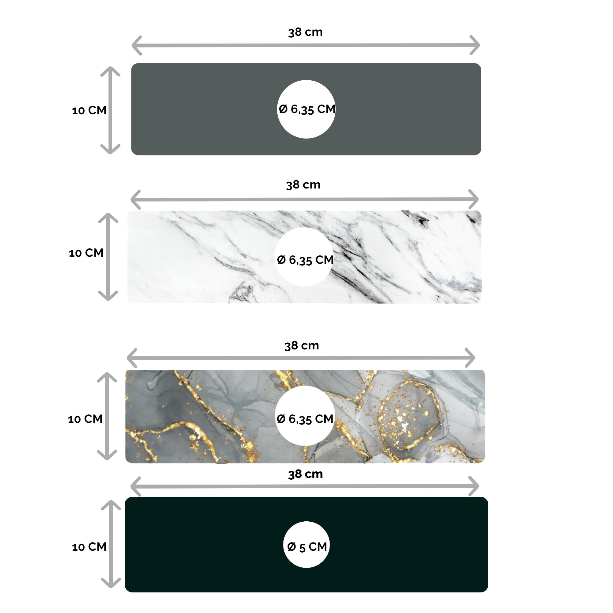 Afbeelding van HSXL - Diatomiet Mat voor Kraan - Gootsteen - Droogmat - Afdruip - Keuken - Kraanmat - Antislip - 38x10CM -