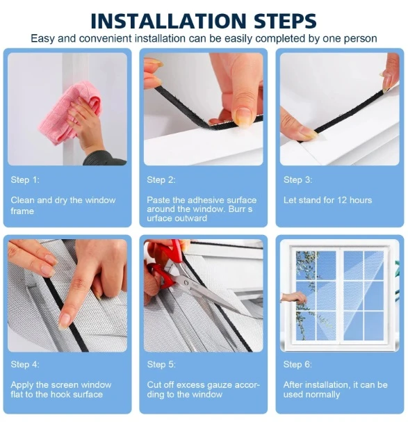 Afbeelding van Garden of Eden - Raamhor Horrengaas voor ramen met Klittenband - 130 x 130 cm - Wit - Raamhor - Vliegengaas -