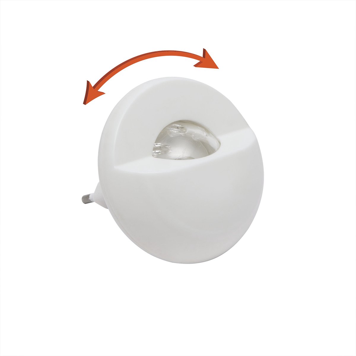 Afbeelding van Nachtlampje Stopcontact Stekkerlamp - Wit - Automatisch met Dag/Nacht Sensor - Voor Kinderen / Volwassenen -