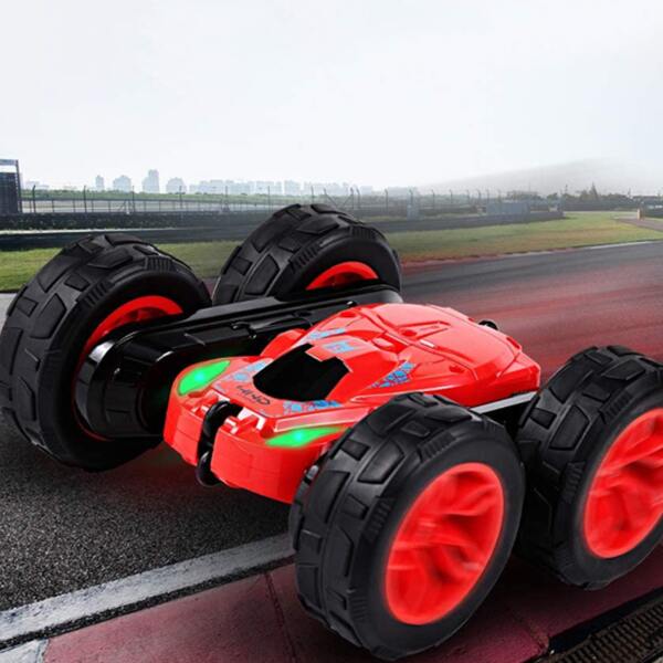 Afbeelding van HyperWheels - Bestuurbare Auto voor Jongens - Speelgoed Stuntauto voor Binnen of Buiten - Rood met Zwart -