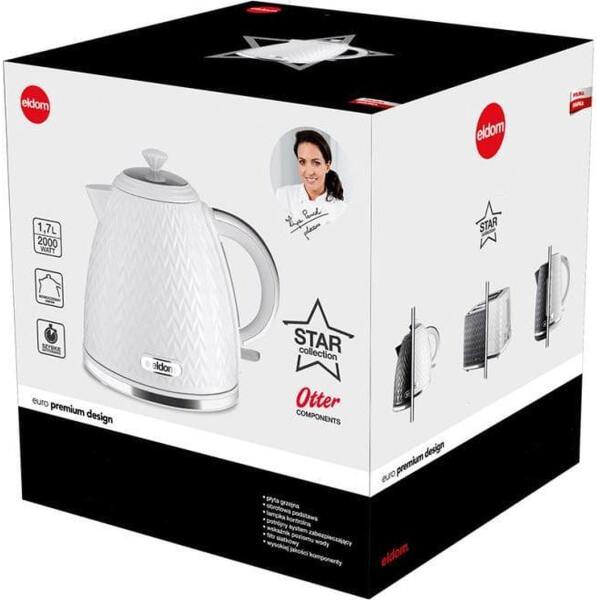 Afbeelding van Grote Waterkoker Retro - ELDOM - Zwart Glans - 1.7 Liter - 55ef f699 4db7 8369 9aa7b81a9d31 1
