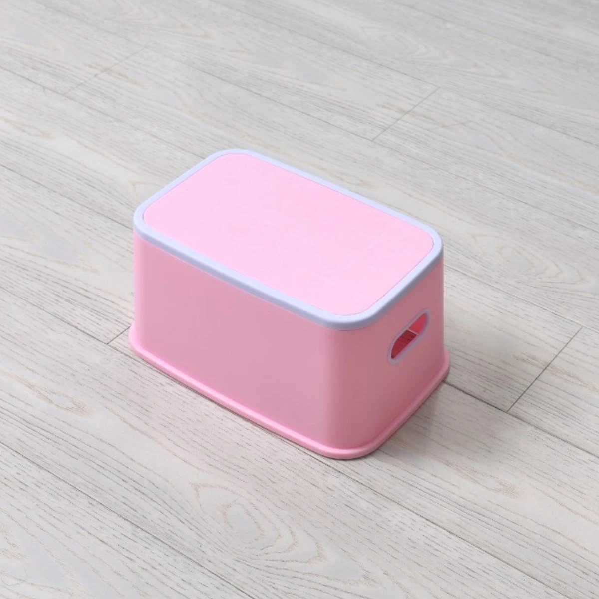 Afbeelding van Opstapje Kind - Max 100kg - Roze - Antislip Krukje - WC Krukje - Kinder Opstapjes - WC Trainer - WC