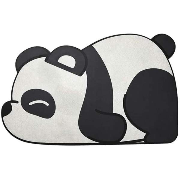 Afbeelding van Sneldrogende Panda Badmat - Badkamermat 40x60cm - Douchemat voor in de Badkamer - voor Kinderen - 5707 3c4a