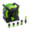 Afbeelding van Garden of Eden - Tuinslang op haspel 15 meter - Complete Tuinslang Set 15m met Sproeipistool - Tuinslangwagen