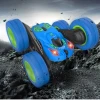 Afbeelding van HyperWheels - Bestuurbare Auto voor Jongens - Speelgoed Stuntauto voor Binnen of Buiten - Blauw met Groen -