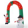 Afbeelding van Kerstverlichting Buiten op Netstroom - Opblaasbare Kerstboog met LED verlichting - XL 240x240 cm - - 5c6e