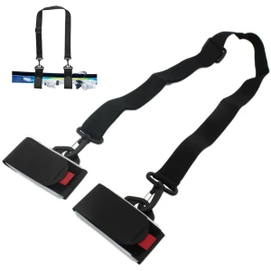 Afbeelding van HSXL - Skiband - Ski Accessoires- Ski Draaggordel - Ski Strap - Verstelbare Ski Binder - Draagband Skistokken