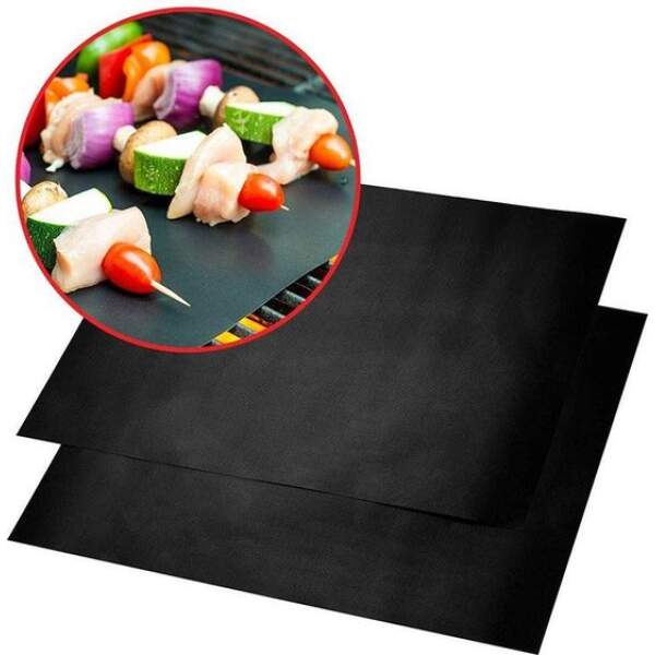 Afbeelding van Family Pound - Barbecue Mat - Grill Mat voor BBQ - SET van 3 stuks - Herbruikbaar Bakpapier - Oven en