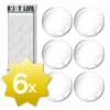 Afbeelding van 6x N'JOY LIFE Zelfklevende Deurstopper 40mm – Grote Transparante Stootdopjes voor Deurbescherming