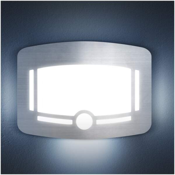 Afbeelding van Automatisch Nachtlampje RVS - Automatische Kastlamp met Bewegingsensor - Lamp op Batterijen - voor Binnen -