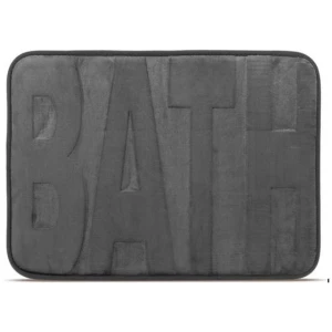Afbeelding van Family Pound - Antislip Mat voor in Badkamer/Toilet/WC - Donker Grijs Antraciet - 60x40CM - Anti Slip