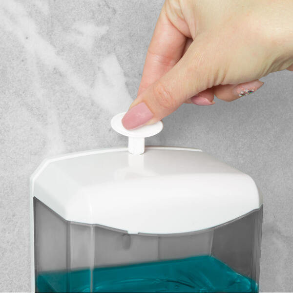 Afbeelding van Vog&Arths - Automatische Zeepdispenser met Sensor - Zeeppompje - Wit / Smoke Transparant - Automatische