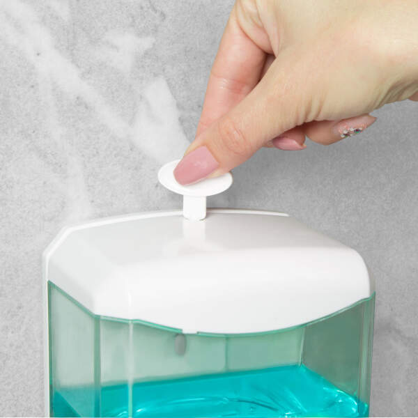 Afbeelding van Vog&Arths - Automatische Zeepdispenser met Sensor - Zeeppompje - Wit - Automatische Zeep pomp - 600ML -