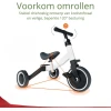 Afbeelding van Driewieler 3 in 1 - Loopfiets - 1 jaar tot 4 jaar - Speelgoed - Wit - 65d1 5b5b 4717 afc2 7d07074c7fed 1