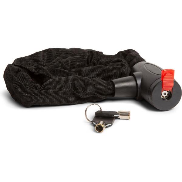 Afbeelding van Wheelzone - Kettingslot/Hangslot voor o.a. Fiets/Scooter/Brommer - 100CM - Fietsslot - met 2 sleutels - 663c