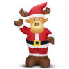 Afbeelding van Kerstverlichting Buiten op Netstroom - Opblaasbare Rendier met 3x witte LED verlichting - 135cm - IP44