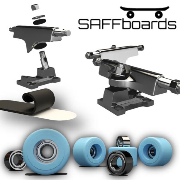 Afbeelding van SAFFboards 'ZION' - Fingerboard PRO met Griptape - Vinger Skateboard - Vingerboard - BPK - 6c6d