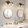 Afbeelding van HSXL - Spiegels - Luxe Ronde Spiegel Zwart - 80 cm Groot - Grote Wandspiegel 80cm Rond met Zwarte Rand -
