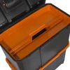 Afbeelding van Gereedschapskoffer met Wielen - Leeg - Gereedschapstrolley - Zwart met Oranje - 6fe9 416f 489c 8e5c