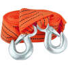 Afbeelding van Sleepkabel Fluoriserend - 5000kg - 5 ton - 4 meter - Sleepband met 2 haken - Afsleepkabel - 709e 6259 478f