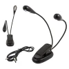 Afbeelding van Draadloze Leeslamp met clip - Boek Verlichting - Bureaulamp met LED Verlichting en Klem - Dubbel Leeslampje -