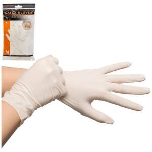 Afbeelding van HANDY - Latex Wegwerp Handschoenen - Maat L - Wit - 10 stuks - BPK - 75c7 71f6 4ff5 995a 8bc01509f32c