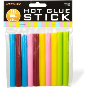 Afbeelding van Handy - Lijmpistool Vullingen Macaron Kleuren - Lijmpatronen 11MM Rond - 100MM Lang - Lijm Patronen voor