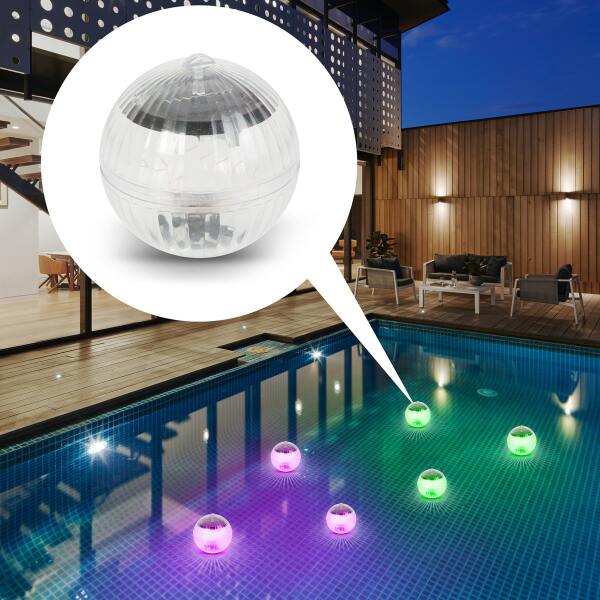 Afbeelding van PHENOM LIGHTING TECHNOLOGY - Zwembadlamp Verlichting op Zonne Energie - Solar Disco Lamp - Onderwater
