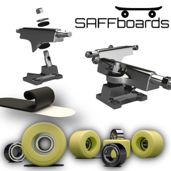 Afbeelding van SAFFboards 'MASON' - Fingerboard PRO met Griptape - Vinger Skateboard - Vingerboard - BPK - 7b61