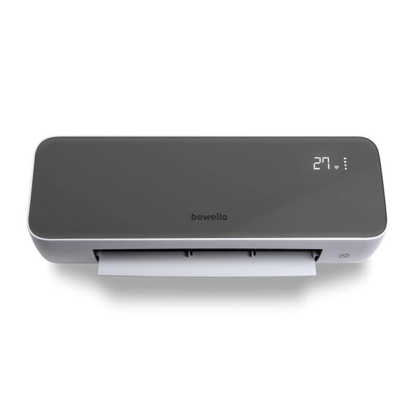 Afbeelding van Slimme Elektrische Verwarming Kachel Wand - Grijs - met WIFI en Smart APP - Hangend met Thermostaat -