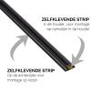 Afbeelding van Delight - Vliegengordijn voor Deur - Hordeuren - 4 Laags Lamellenhor - Hordeur Zwart - Zelfklevend - Deurhor