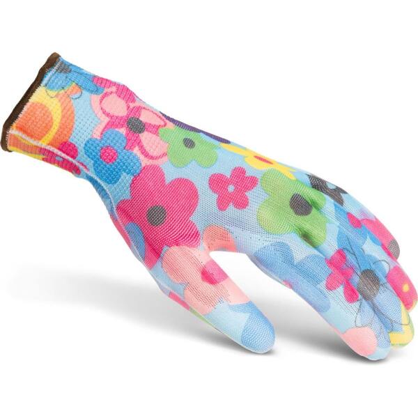 Afbeelding van 3 paar Werkhandschoenen Dames - Tuinhandschoenen - L - Herbuikbaar - 3x verschillend design - BPK - 80f4 7863