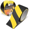 Afbeelding van Handy - Waarschuwingstape Zelfklevend - 33 Meter x 5 CM - Zwart/Geel Waarschuwing Tape voor Trap, Vloer,