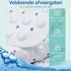 Afbeelding van HSXL - Antislipmat - 53x53CM - Incl. Netspons - Antislip Douchemat Wit met Zuignappen – Anti Slip Douche