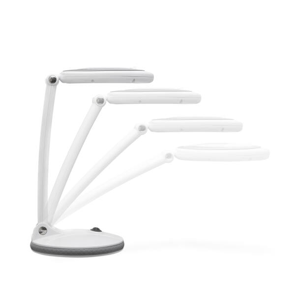 Afbeelding van Handy - Bureau Loeplamp op Standaard - Vergrootglas met verlichting - Op Netstroom - 100MM Glas - Loep Lamp -
