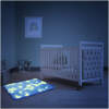 Afbeelding van Bewello - Kleine Lichtgevende GLOW in the DARK Kleed - 60 x 40 cm - Vloerkleedje - Mat - Kleedje voor op de