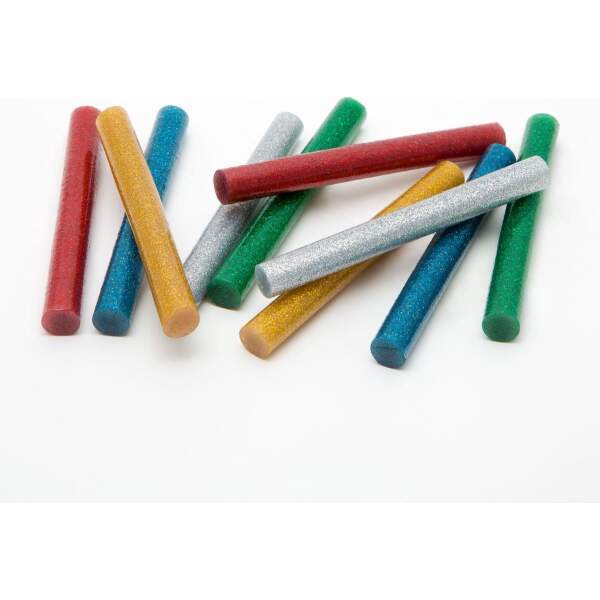 Afbeelding van Handy - Lijmpistool Vullingen Glitter - Lijmpatronen 11MM Rond - 100MM Lang - Lijm Patronen voor Lijmpistool