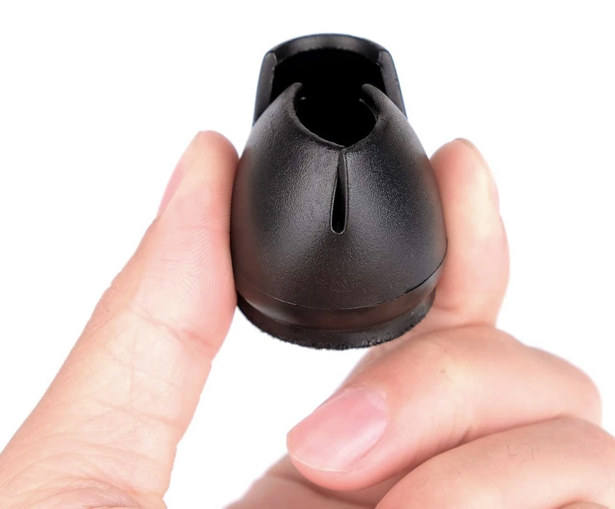 Afbeelding van Stoelpoot Doppen – 12-16mm – met Anti-Kras Vilt – Stoelpoot beschermers - Vloerbescherming –