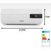 Afbeelding van Elektrische Verwarming Kachel Wand Hangend met Thermostaat - Ventilator Functie - Wandbevestiging - tot 30m2