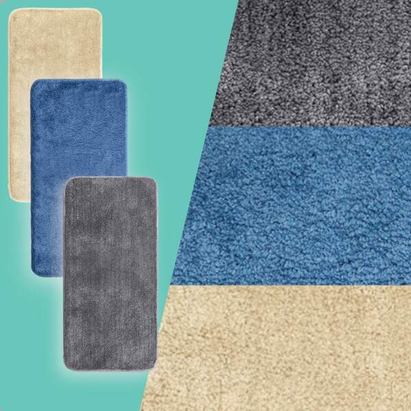 Afbeelding van Badmat - 60x120cm - Zwart - Grote Antislip Douchemat Badkamermat of WC mat - 8abd 7de8 4f20 b990 3cfcc891d37b